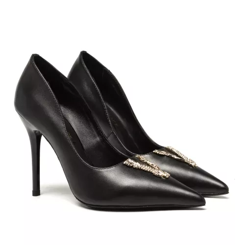 Cheap Versace High-Heeled Shoes For Women #1363343 Replica Wholesale [$80.00 USD] [ITEM#1363343] on Replica Versace High-Heeled Shoes