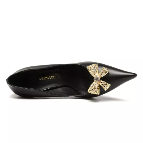 Cheap Versace High-Heeled Shoes For Women #1363345 Replica Wholesale [$80.00 USD] [ITEM#1363345] on Replica Versace High-Heeled Shoes