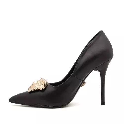 Cheap Versace High-Heeled Shoes For Women #1363348 Replica Wholesale [$80.00 USD] [ITEM#1363348] on Replica Versace High-Heeled Shoes