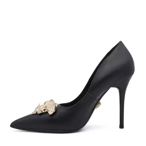 Cheap Versace High-Heeled Shoes For Women #1363349 Replica Wholesale [$80.00 USD] [ITEM#1363349] on Replica Versace High-Heeled Shoes