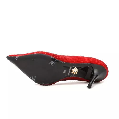 Cheap Versace High-Heeled Shoes For Women #1363352 Replica Wholesale [$82.00 USD] [ITEM#1363352] on Replica Versace High-Heeled Shoes