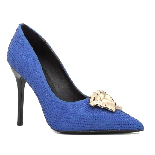 Cheap Versace High-Heeled Shoes For Women #1363353 Replica Wholesale [$82.00 USD] [ITEM#1363353] on Replica Versace High-Heeled Shoes