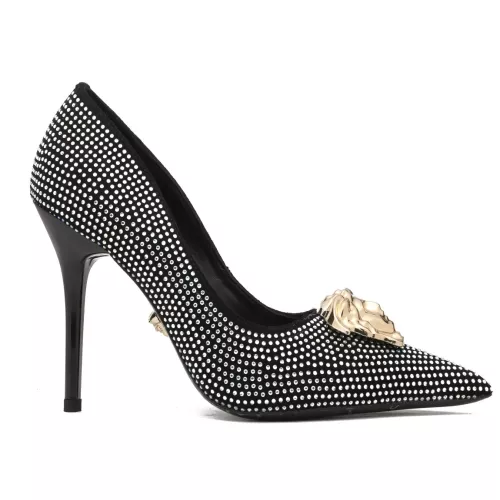 Cheap Versace High-Heeled Shoes For Women #1363354 Replica Wholesale [$82.00 USD] [ITEM#1363354] on Replica Versace High-Heeled Shoes