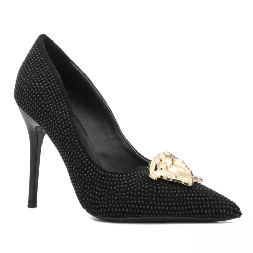 Cheap Versace High-Heeled Shoes For Women #1363355 Replica Wholesale [$82.00 USD] [ITEM#1363355] on Replica Versace High-Heeled Shoes