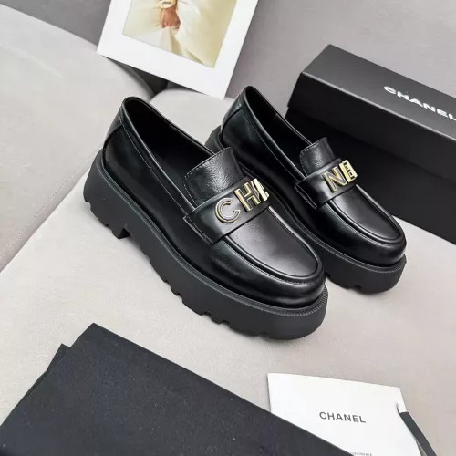 Cheap Chanel Leather Shoes For Women #1363356 Replica Wholesale [$98.00 USD] [ITEM#1363356] on Replica Chanel Leather Shoes