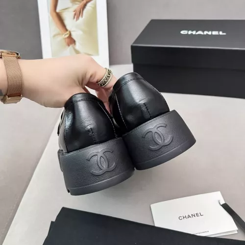 Cheap Chanel Leather Shoes For Women #1363356 Replica Wholesale [$98.00 USD] [ITEM#1363356] on Replica Chanel Leather Shoes