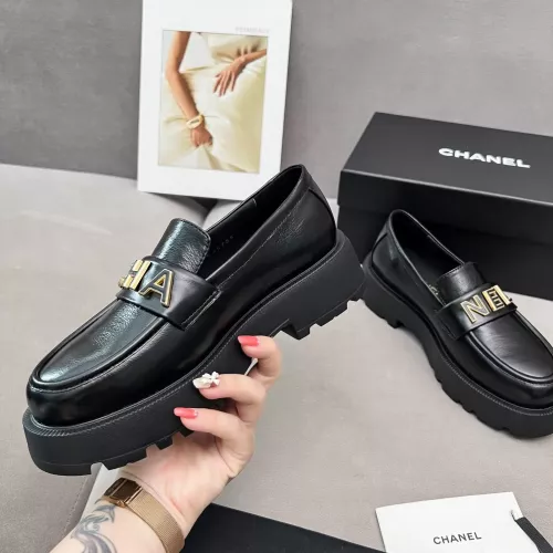 Cheap Chanel Leather Shoes For Women #1363356 Replica Wholesale [$98.00 USD] [ITEM#1363356] on Replica Chanel Leather Shoes
