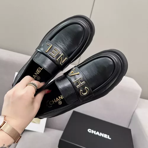 Cheap Chanel Leather Shoes For Women #1363356 Replica Wholesale [$98.00 USD] [ITEM#1363356] on Replica Chanel Leather Shoes