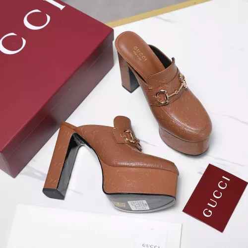 Cheap Gucci Slippers For Women #1363389 Replica Wholesale [$128.00 USD] [ITEM#1363389] on Replica Gucci Slippers