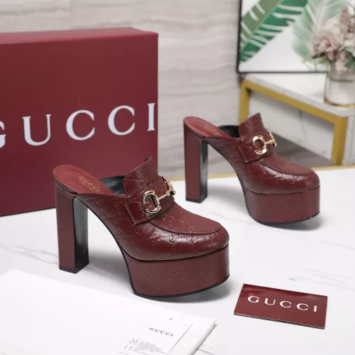Cheap Gucci Slippers For Women #1363390 Replica Wholesale [$128.00 USD] [ITEM#1363390] on Replica Gucci Slippers