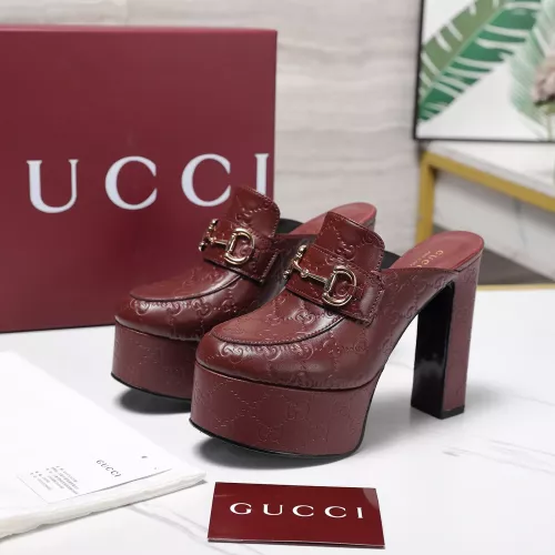 Cheap Gucci Slippers For Women #1363390 Replica Wholesale [$128.00 USD] [ITEM#1363390] on Replica Gucci Slippers