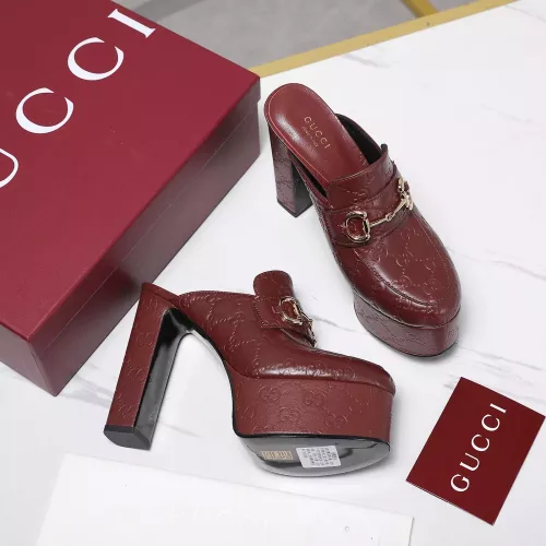 Cheap Gucci Slippers For Women #1363390 Replica Wholesale [$128.00 USD] [ITEM#1363390] on Replica Gucci Slippers