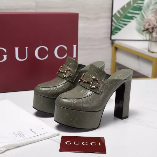 Cheap Gucci Slippers For Women #1363391 Replica Wholesale [$128.00 USD] [ITEM#1363391] on Replica Gucci Slippers