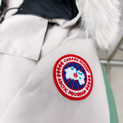Cheap Canada Goose Down Feather Coat Long Sleeved For Women #1363621 Replica Wholesale [$160.00 USD] [ITEM#1363621] on Replica Canada Goose Down Feather Coat