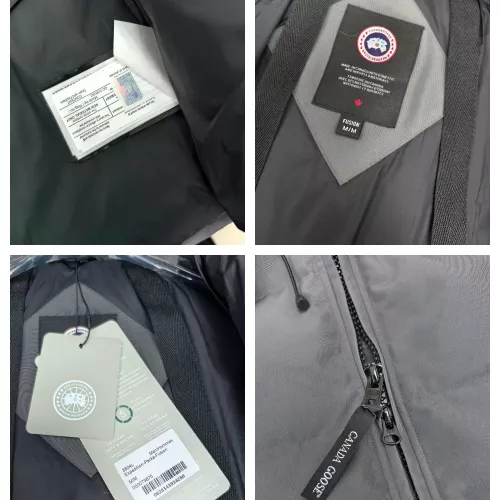 Cheap Canada Goose Down Feather Coat Long Sleeved For Women #1363622 Replica Wholesale [$160.00 USD] [ITEM#1363622] on Replica Canada Goose Down Feather Coat
