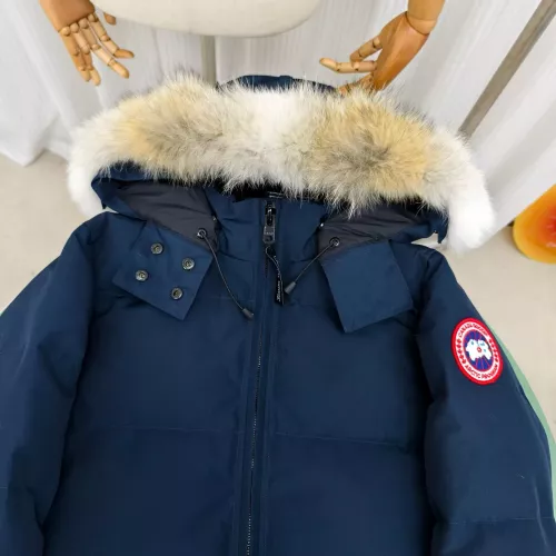 Cheap Canada Goose Down Feather Coat Long Sleeved For Women #1363623 Replica Wholesale [$160.00 USD] [ITEM#1363623] on Replica Canada Goose Down Feather Coat