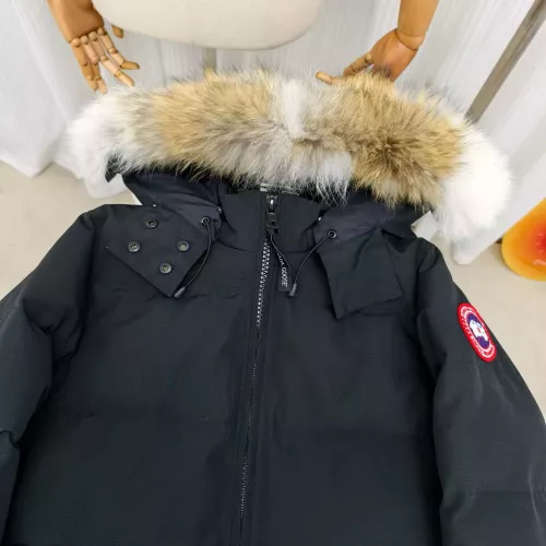 Cheap Canada Goose Down Feather Coat Long Sleeved For Women #1363624 Replica Wholesale [$160.00 USD] [ITEM#1363624] on Replica Canada Goose Down Feather Coat