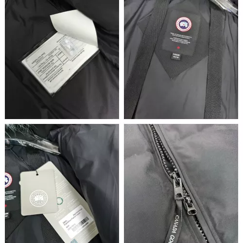 Cheap Canada Goose Down Feather Coat Long Sleeved For Women #1363624 Replica Wholesale [$160.00 USD] [ITEM#1363624] on Replica Canada Goose Down Feather Coat