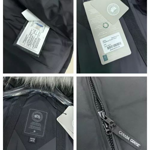 Cheap Canada Goose Down Feather Coat Long Sleeved For Women #1363625 Replica Wholesale [$160.00 USD] [ITEM#1363625] on Replica Canada Goose Down Feather Coat