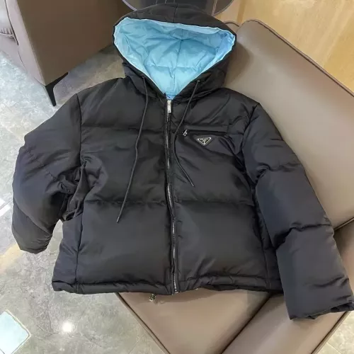 Cheap Prada Down Feather Coat Long Sleeved For Women #1363626 Replica Wholesale [$170.00 USD] [ITEM#1363626] on Replica Prada Down Feather Coat