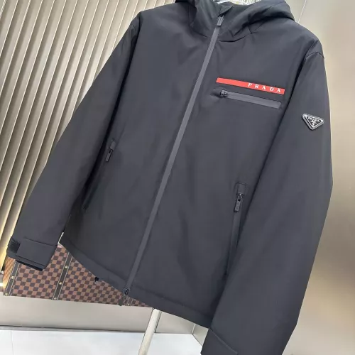 Cheap Prada Down Feather Coat Long Sleeved For Men #1363663 Replica Wholesale [$225.00 USD] [ITEM#1363663] on Replica Prada Down Feather Coat
