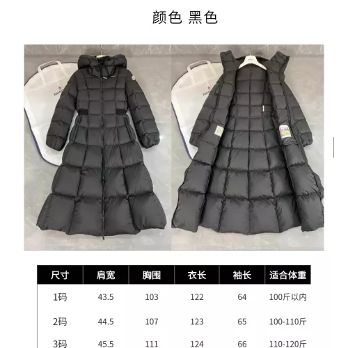 Cheap Moncler Down Feather Coat Long Sleeved For Women #1363695 Replica Wholesale [$192.00 USD] [ITEM#1363695] on Replica Moncler Down Feather Coat