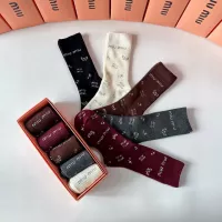 Cheap MIU MIU Socks #1352943 Replica Wholesale [$36.00 USD] [ITEM#1352943] on Replica MIU MIU Socks