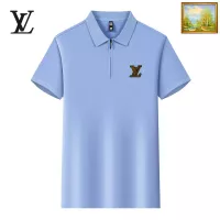 Cheap Louis Vuitton LV T-Shirts Short Sleeved For Men #1353590 Replica Wholesale [$34.00 USD] [ITEM#1353590] on Replica Louis Vuitton LV T-Shirts