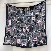 Cheap Chanel Silk Squares #1353638 Replica Wholesale [$64.00 USD] [ITEM#1353638] on Replica Chanel Scarves