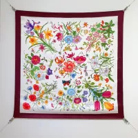 Cheap Gucci Silk Squares #1353665 Replica Wholesale [$64.00 USD] [ITEM#1353665] on Replica Gucci Scarf