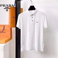 Cheap Prada T-Shirts Short Sleeved For Men #1353715 Replica Wholesale [$48.00 USD] [ITEM#1353715] on Replica Prada T-Shirts