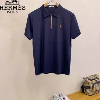 Cheap Hermes T-Shirts Short Sleeved For Men #1353828 Replica Wholesale [$48.00 USD] [ITEM#1353828] on Replica Hermes T-Shirts