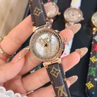 Cheap Louis Vuitton Watches In Rose Gold For Women #1353842 Replica Wholesale [$39.00 USD] [ITEM#1353842] on Replica Louis Vuitton Watches