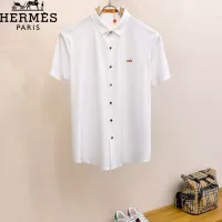 Cheap Hermes Shirts Short Sleeved For Men #1353864 Replica Wholesale [$52.00 USD] [ITEM#1353864] on Replica Hermes Shirts