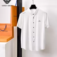 Cheap Armani Shirts Short Sleeved For Men #1353868 Replica Wholesale [$52.00 USD] [ITEM#1353868] on Replica Armani Shirts