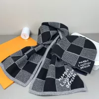 Cheap Louis Vuitton LV Hat and Scarf Set #1353989 Replica Wholesale [$45.00 USD] [ITEM#1353989] on Replica Louis Vuitton LV Hat and Scarf and Glove Set