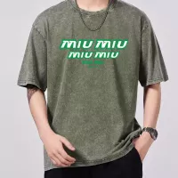 Cheap MIU MIU T-Shirts Short Sleeved For Men #1354182 Replica Wholesale [$45.00 USD] [ITEM#1354182] on Replica MIU MIU T-Shirts