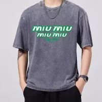 Cheap MIU MIU T-Shirts Short Sleeved For Men #1354183 Replica Wholesale [$45.00 USD] [ITEM#1354183] on Replica MIU MIU T-Shirts