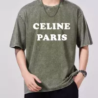Cheap Celine T-Shirts Short Sleeved For Men #1354186 Replica Wholesale [$45.00 USD] [ITEM#1354186] on Replica Celine T-Shirts