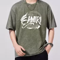 Cheap Amiri T-Shirts Short Sleeved For Men #1354190 Replica Wholesale [$45.00 USD] [ITEM#1354190] on Replica Amiri T-Shirts