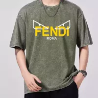 Cheap Fendi T-Shirts Short Sleeved For Men #1354202 Replica Wholesale [$45.00 USD] [ITEM#1354202] on Replica Fendi T-Shirts
