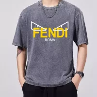 Cheap Fendi T-Shirts Short Sleeved For Men #1354203 Replica Wholesale [$45.00 USD] [ITEM#1354203] on Replica Fendi T-Shirts