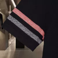 Cheap Thom Browne TB T-Shirts Short Sleeved For Men #1354230 Replica Wholesale [$45.00 USD] [ITEM#1354230] on Replica Thom Browne TB T-Shirts