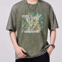 Cheap Louis Vuitton LV T-Shirts Short Sleeved For Men #1354232 Replica Wholesale [$45.00 USD] [ITEM#1354232] on Replica Louis Vuitton LV T-Shirts