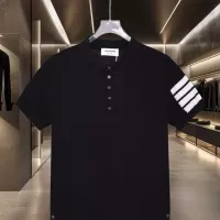 Cheap Thom Browne TB T-Shirts Short Sleeved For Men #1354242 Replica Wholesale [$45.00 USD] [ITEM#1354242] on Replica Thom Browne TB T-Shirts