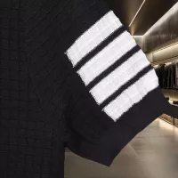 Cheap Thom Browne TB T-Shirts Short Sleeved For Men #1354242 Replica Wholesale [$45.00 USD] [ITEM#1354242] on Replica Thom Browne TB T-Shirts