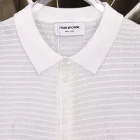 Cheap Thom Browne TB T-Shirts Short Sleeved For Men #1354244 Replica Wholesale [$45.00 USD] [ITEM#1354244] on Replica Thom Browne TB T-Shirts