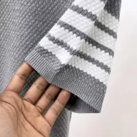 Cheap Thom Browne TB T-Shirts Short Sleeved For Men #1354263 Replica Wholesale [$76.00 USD] [ITEM#1354263] on Replica Thom Browne TB T-Shirts