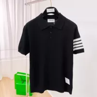 Cheap Thom Browne TB T-Shirts Short Sleeved For Men #1354269 Replica Wholesale [$76.00 USD] [ITEM#1354269] on Replica Thom Browne TB T-Shirts