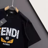 Cheap Fendi T-Shirts Short Sleeved For Men #1354302 Replica Wholesale [$40.00 USD] [ITEM#1354302] on Replica Fendi T-Shirts